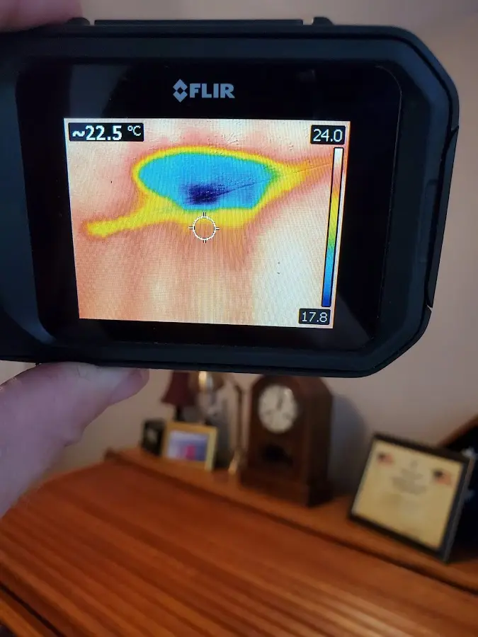 Thermal imaging inspection for water damage in Belle Plaine